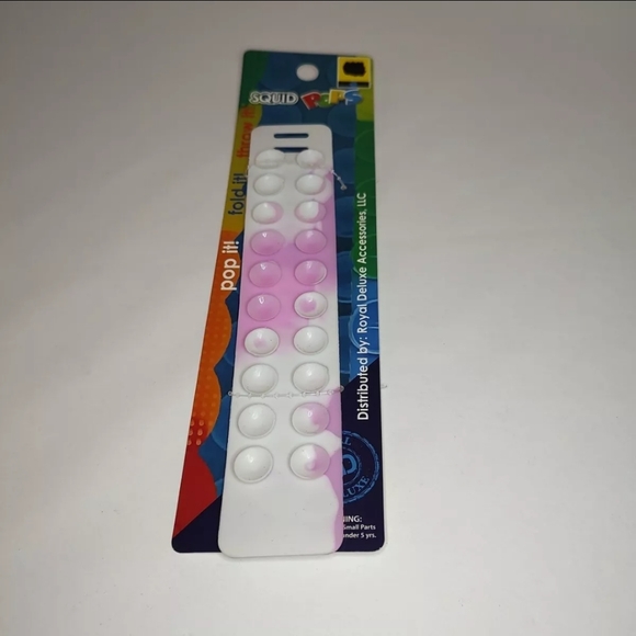 Lot of 3 Royal Deluxe Accessories, LLC Squid Pops Toy Fidget Push Fold Throw Fun - Picture 7 of 11